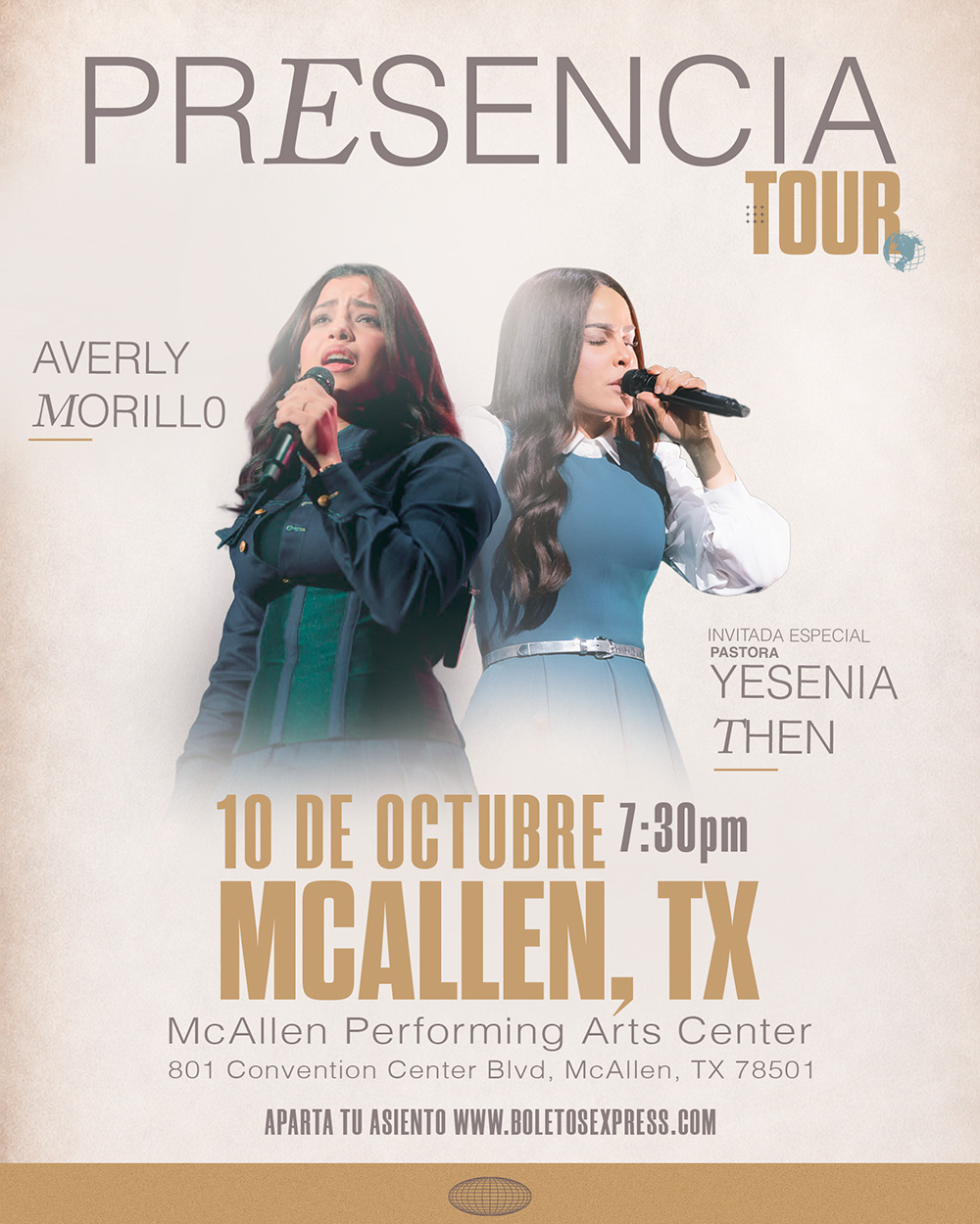 AVERLY MORILLO - PRESENCIA TOUR