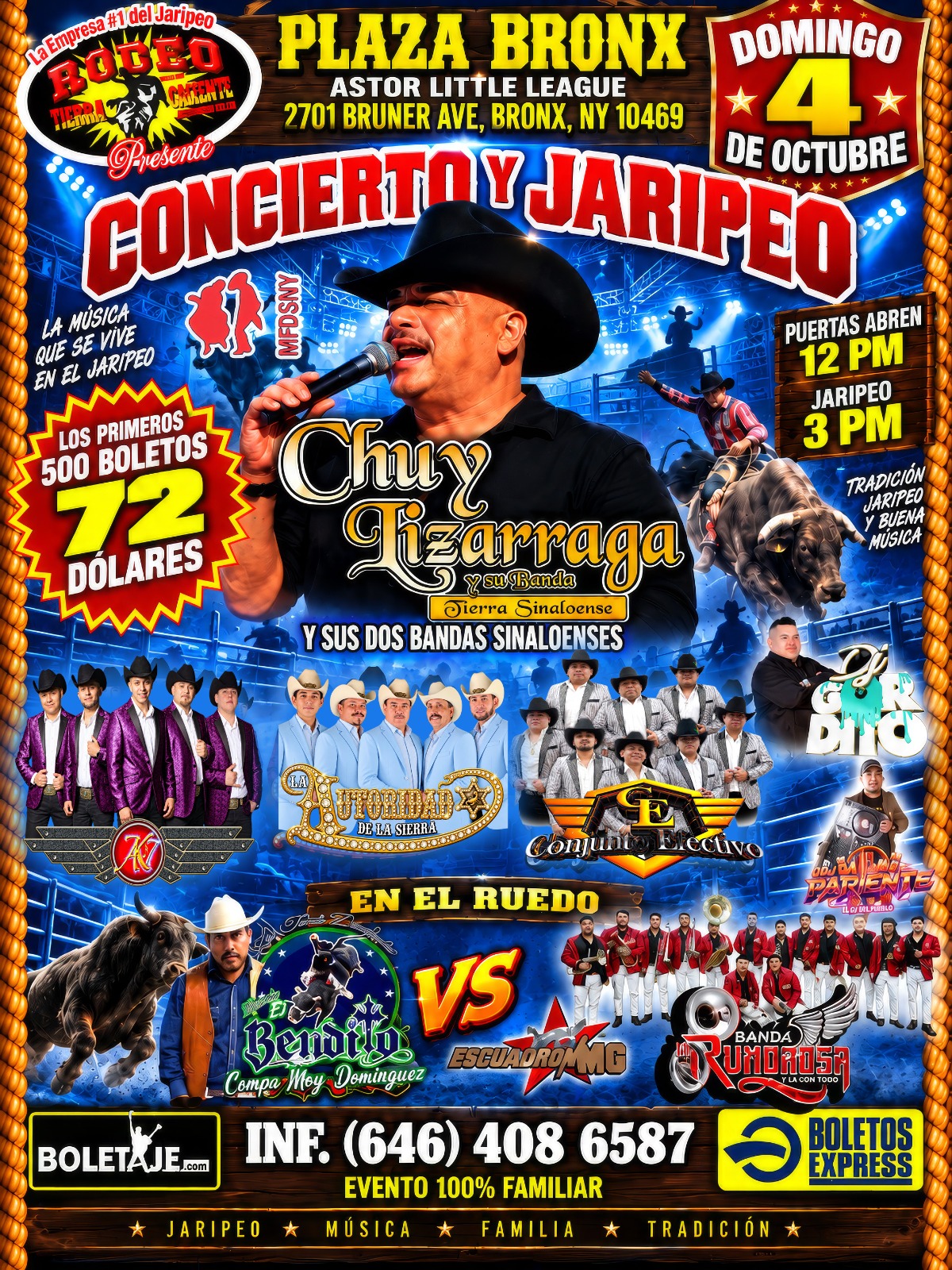 JARIPEO CON CHUY LIZARRAGA Y SU BANDA BRONX